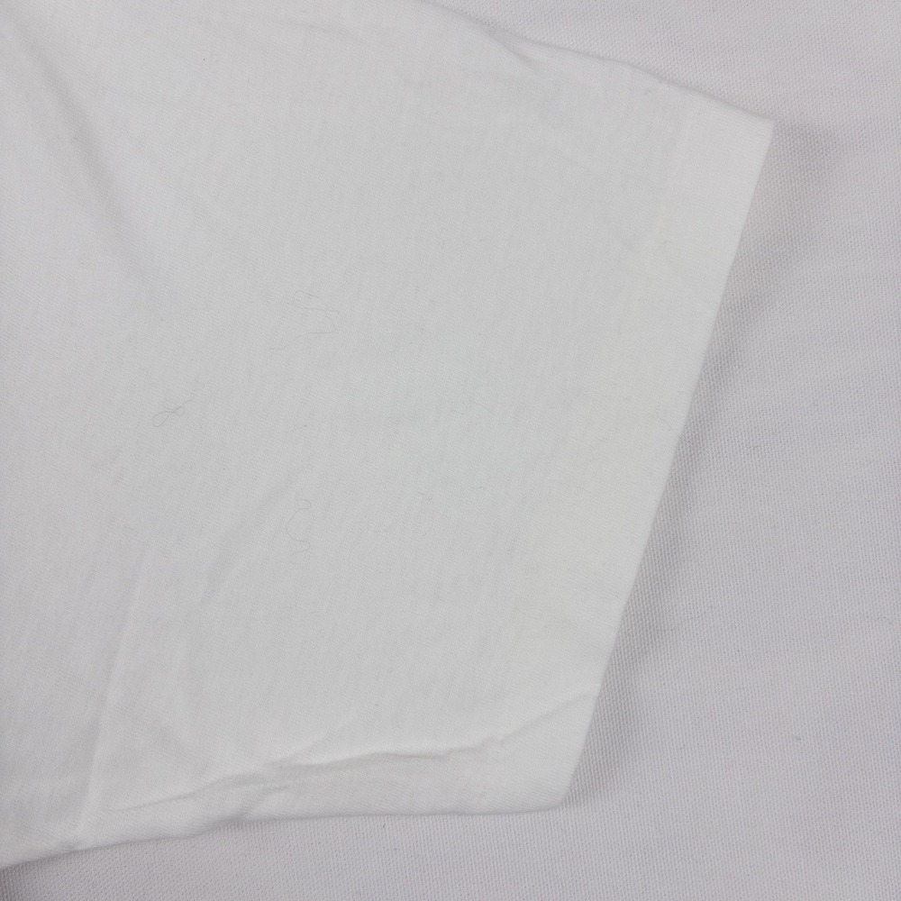 Vintage Single Stitch Rock Tee Mens Large White Albert Einstein FM 101.9 90s - Picture 3 of 8